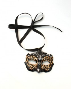 masquerade mask pendant choker masquerade mask pendant choker