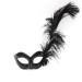 Black Venetian petite Feather mask [800x600]