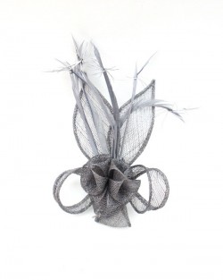 Grey Comet Flower Fascinator c [800x600]