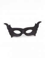 Black Sparkle Devil or Cat Masquerade Mask