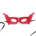 womens Red sparkle devil masquerade mask