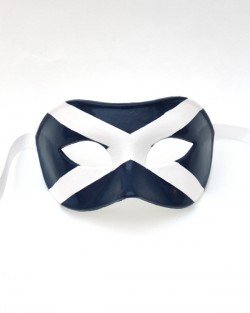 Mens Scottish Flag Masquerade Mask Mens Scottish Flag Masquerade Mask