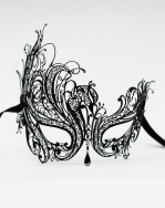 Constance metal venetian mask