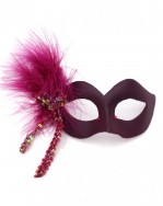 DarkPink&FuschiaSequinVenetianMaskb