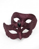 His&HersBurgundy&BlackJewelMasks