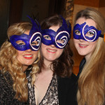 custom logo blue masquerade masks for BAA