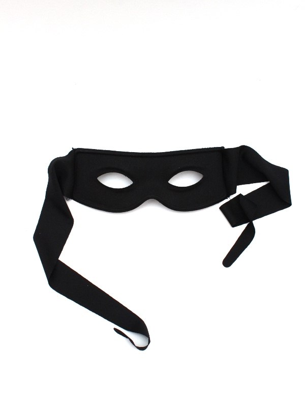 Lone Ranger/Zorro style black eye mask
