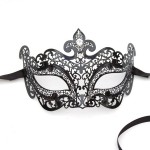Constanza Metal Filigree Lace Petite Masquerade Mask