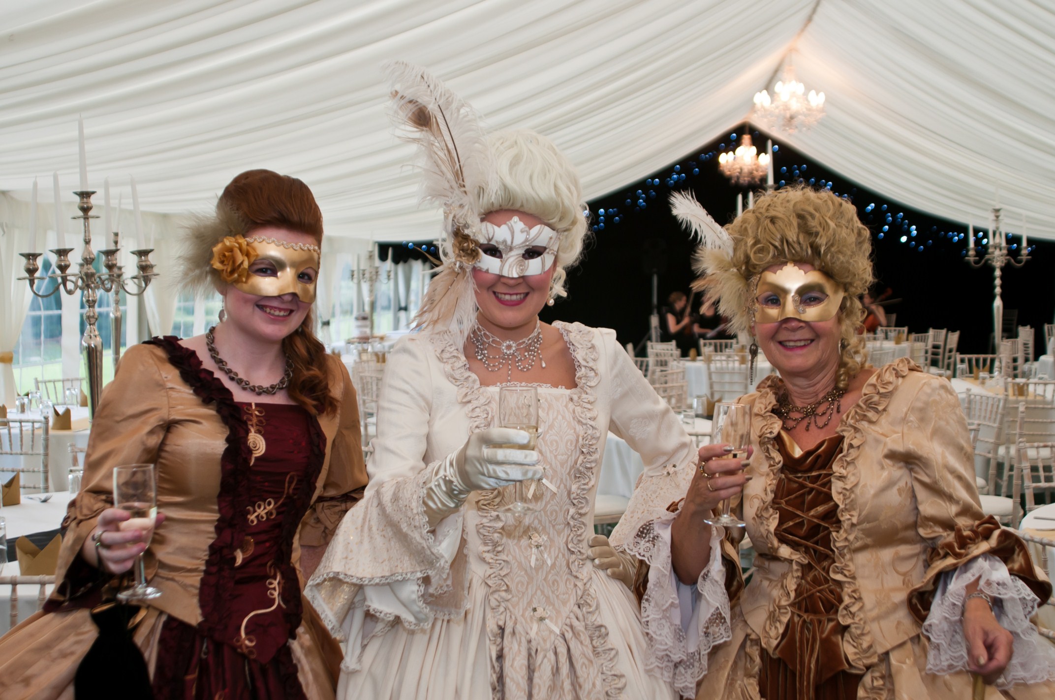 Bespoke Womens Masked Ball Masks