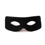 Handcrafted Black Leather Highway Man Zorro Eye Mask