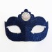 petite navy blue prom mask