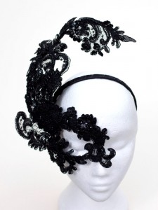 unique_designer_vogue_style_black_beaded_lace_one_eye_headband_masquerade_mask