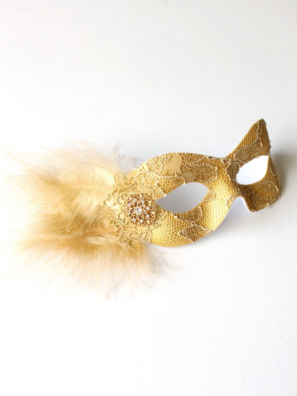 Black Venetan Mask Masquerade Mask Wth Elegant Vntage Prncess Lace