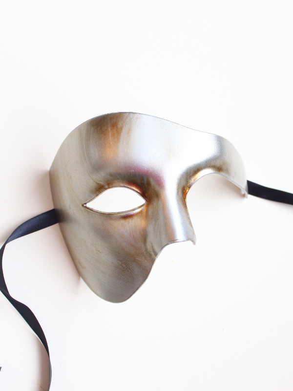 Metallic Large Phantom of the Opera Mask