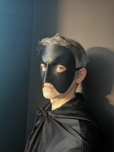 full leather phantom of the opera mask