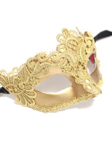 Gold-burano-lace-venetian-masquerade-mask-side